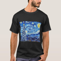 Van Gogh - The Starry Night - White Christmas