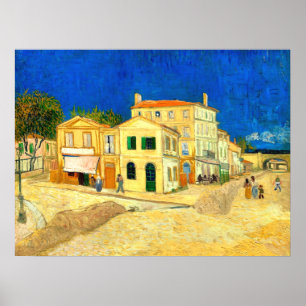 Van Gogh, The Yellow House,  Poster