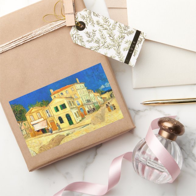 Van Gogh, The Yellow House,  Sticker (Gifting)