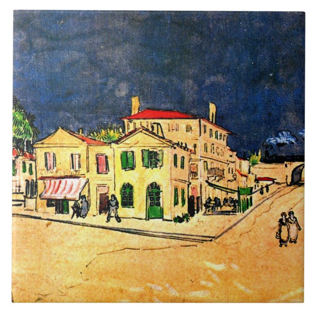 Van Gogh - The Yellow House Tile (Front)