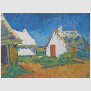 Van Gogh Three White Cottages in Saintes Maries Tissue Paper