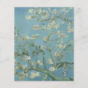 Van Gogh Tree Flowers Scrapbook Paper Sheet
