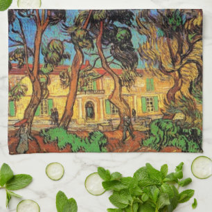 Van Gogh Trees in the Garden, Saint Paul Hospital Kitchen Towel