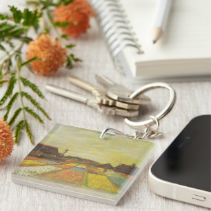 Van Gogh Tulip Fields Acrylic Keychain Gift