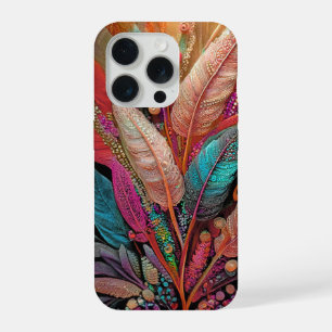 Van Gogh Tulips, Deep purple fanciful garden iPhone 15 Pro Case