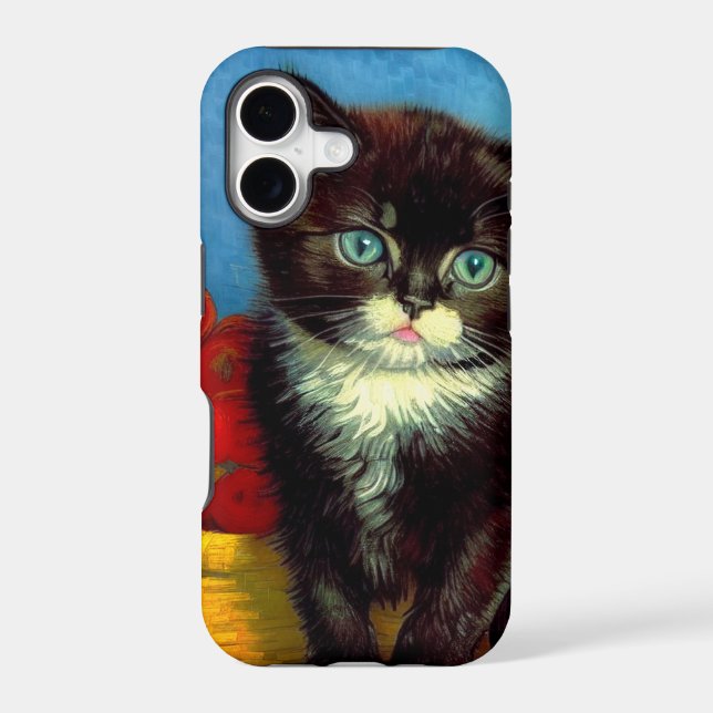 Van Gogh Tuxedo Cat  (Back)