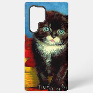 Van Gogh Tuxedo Cat Samsung Galaxy Case