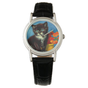 Van Gogh Tuxedo Cat  Watch