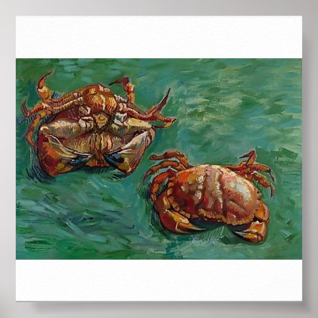 Van Gogh - Two Crabs Poster (Front)