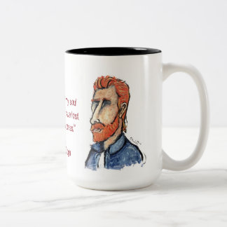 Van Gogh Two-Tone Coffee Mug