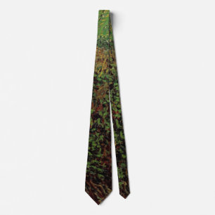 Van Gogh Undergrowth, Vintage Impressionism Art Tie