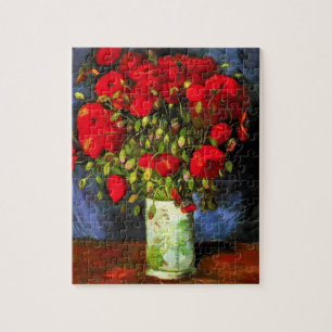 Van Gogh Vase Avec Red Poppies Puzzle