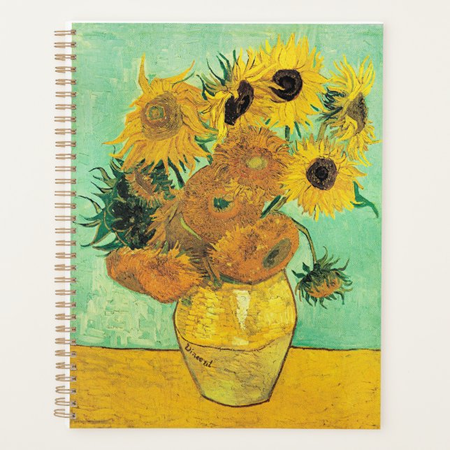 Van Gogh - Vase with 12 Sunflowers (Devant)