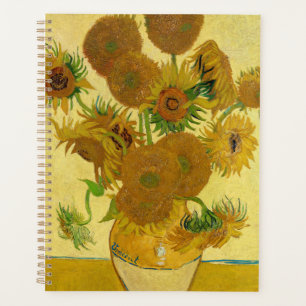 Van Gogh - Vase with 15 Sunflowers Planner