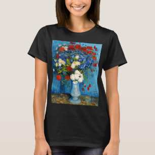 Van Gogh Vase with Cornflowers and Poppies T-Shirt