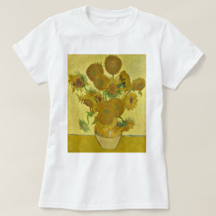 Van Gogh Vase with Fifteen Sunflowers GalleryHD T-Shirt