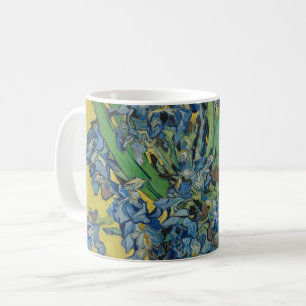 Van Gogh Vase with Irises Classic Impressionism Coffee Mug