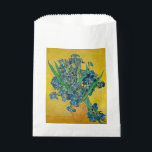 Van Gogh Vase with Irises Classic Impressionism Favour Bag<br><div class="desc">Van Gogh Vase with Irises - this flower flora painting shows a vase with Iris against a yellow background by Vincent van Gogh,  1890. Van Gogh Museum,  Amsterdam.</div>