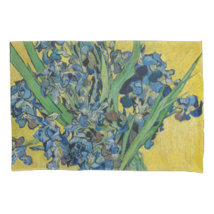 Van Gogh Vase with Irises Classic Impressionism Pillowcase