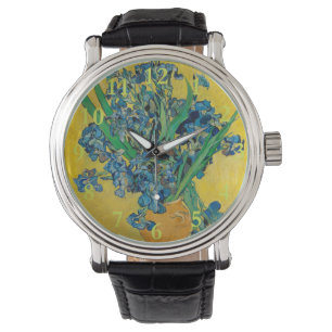 Van Gogh Vase with Irises Classic Impressionism Watch