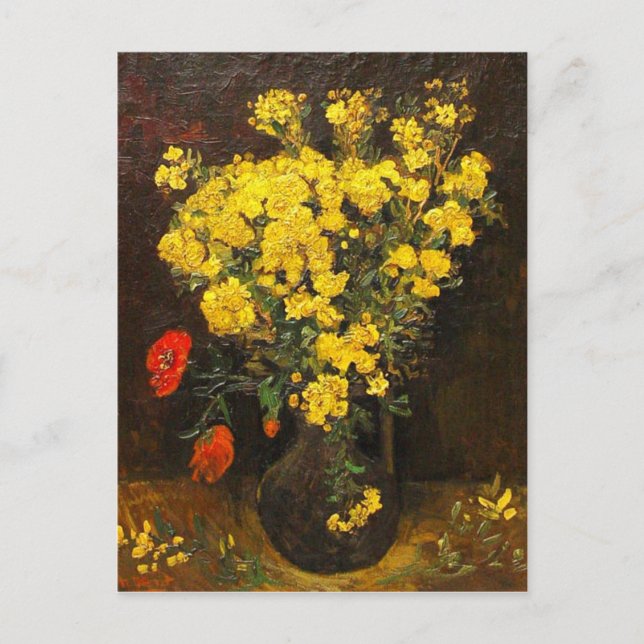 Van Gogh - Vase with Lynchnis, 1886 Postcard (Front)