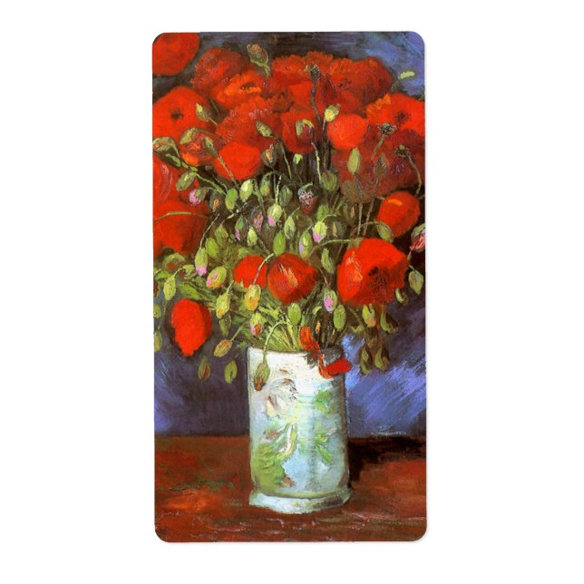 Van Gogh: Vase with Red Poppies (Front)