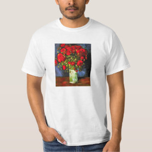 Van Gogh Vase With Red Poppies T-shirt