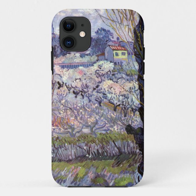 Van Gogh View Arles Flowering Garden Case-Mate iPhone Case (Back)