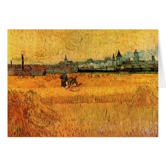 Van Gogh View from Wheat Fields in Arles, Fine Art (Front Horizontal)