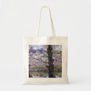 Van Gogh View of Arles Flowering Orchards Tote Bag