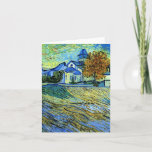 Van Gogh - View of Church of Saint Paul Card<br><div class="desc">Van Gogh Greeting Card</div>