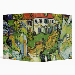 Van Gogh Village Street and Steps Auvers, Figures Binder