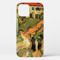 Van Gogh Village Street and Steps Auvers, Figures