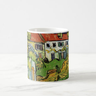 Van Gogh Village Street and Steps Auvers, Figures Coffee Mug