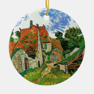 Van Gogh Village Street, Vintage Fine Art Ceramic Ornament