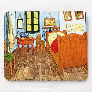 Van Gogh - Vincent's Bedroom, fine art painting Mouse Pad