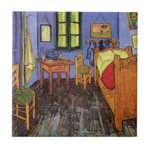 Van Gogh Vincent's Bedroom in Arles, Fine Art Tile
