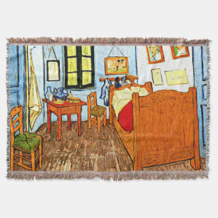 Van Gogh - Vincent's Bedroom in Arles Throw Blanket