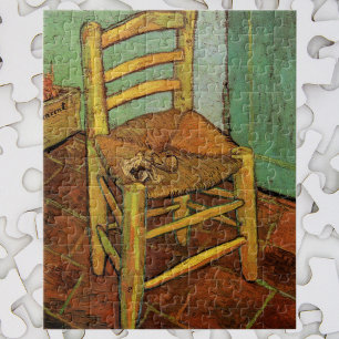 Van Gogh; Vincent's Chair with Pipe, Vintage Art Jigsaw Puzzle