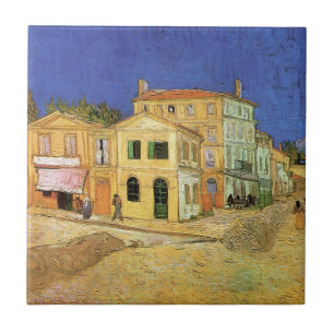 Van Gogh Vincent's House in Arles, Fine Art Tile