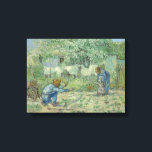 Van Gogh Vintage First Steps After Millet<br><div class="desc">A beautiful print of "First Steps After Millet" | Vincent van Gogh | oil on canvas | circa 1890 | Current location of original Metropolitan Museum of Art, New York. Vincent van Gogh (1853 – 1890) was a Dutch Post-Impressionist painter who in just over a decade created approximately 2, 100...</div>