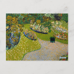 Van Gogh Vintage Garden in Auvers Postcard
