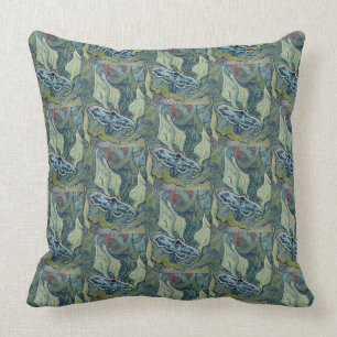 Van Gogh Vintage Great Peacock Moth Throw Pillow