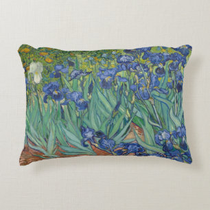 Van Gogh Vintage Irises   Accent Pillow