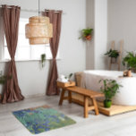 Van Gogh Vintage Irises Bath Mat<br><div class="desc">This beautiful bath mat is inspired by "Irises" painted by Vincent van Gogh in 1889 - medium oil on canvas. The original work is currently at J. Paul Getty museum in Los Angeles,  California.</div>