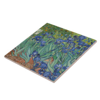 Van Gogh Vintage Irises     Tile