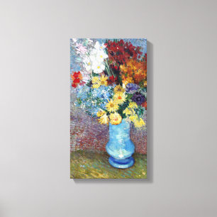 Van Gogh Vintage Vase with Dasies and Anemones Canvas Print