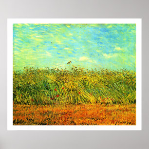 Van Gogh - Wheat Field with a Lark, Poster