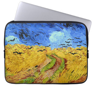 Van Gogh - Wheat Field with Crows, Laptop Sleeve