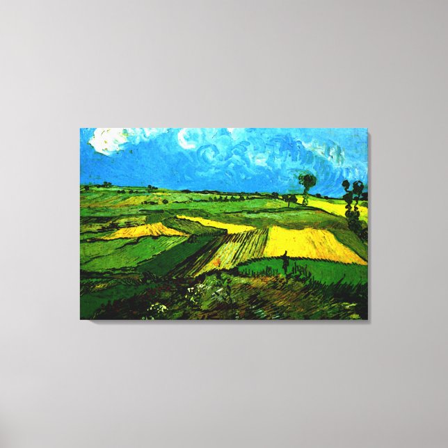 Van Gogh - Wheat Fields at Auvers Canvas Print (Front)